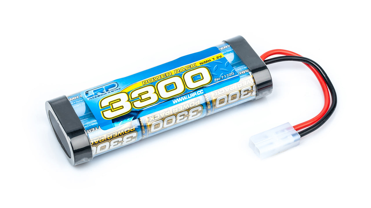 71120 - LRP Power Pack 3300 - 7.2V - 6-Zellen - Tamiya/JST Stecker - NiMH Stickpack