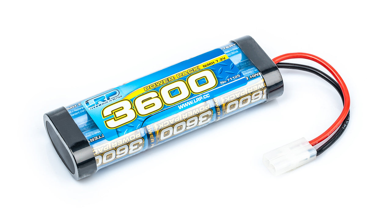 71125 - LRP Power Pack 3600 - 7.2V - 6-Zellen - Tamiya/JST Stecker - NiMH Stickpack
