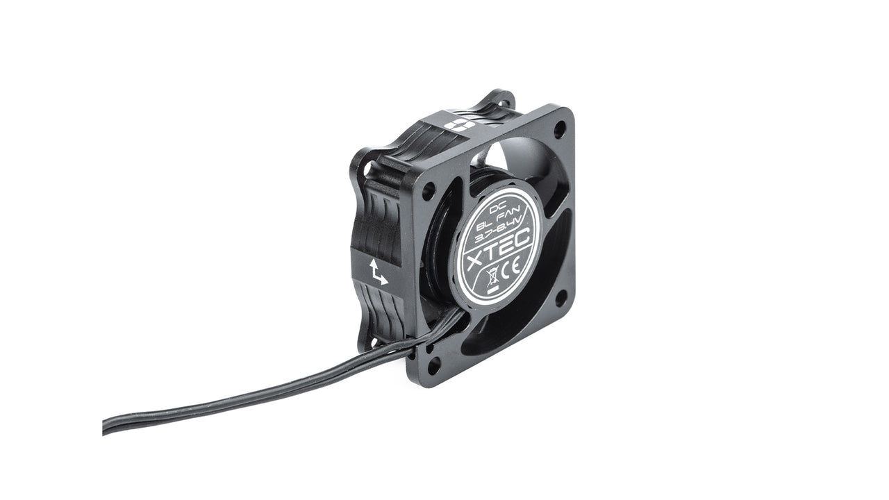 901857 - NOSRAM Aluminium SuperHighRev. Motorlüfter 40x40x15mm - 1S/2S - Empfängerstecker