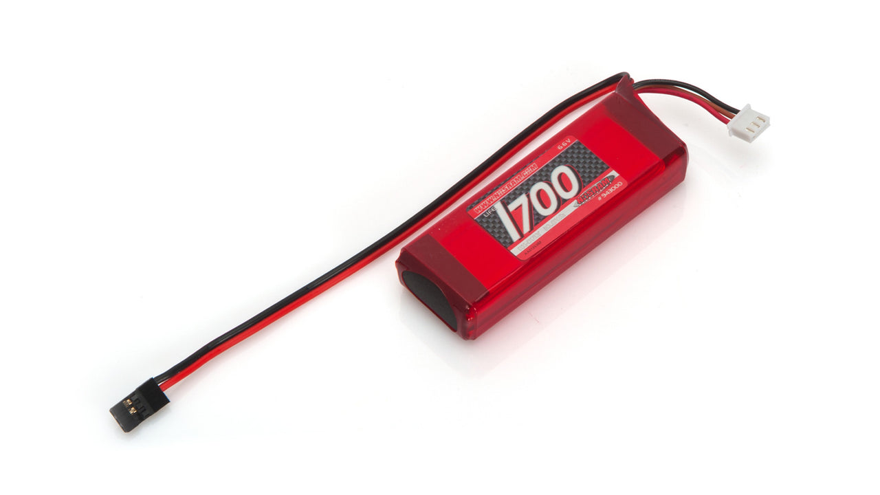 943000 - NOSRAM VTEC LiFePo 1700 RX-Pack 2/3A Straight / Futaba 7PX TX - 6.6V