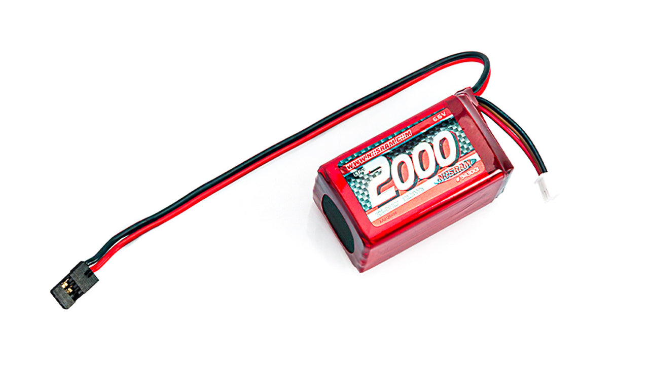 943001 - NOSRAM VTEC LiFePo 2000 RX-Pack 2/3A Hump - RX-only - 6.6V