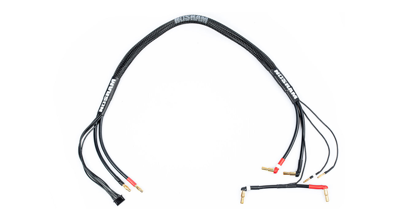 999230 - NOSRAM 2x 2S-Ladekabel - 60cm - 4mm  XH | 4/5mm  2mm