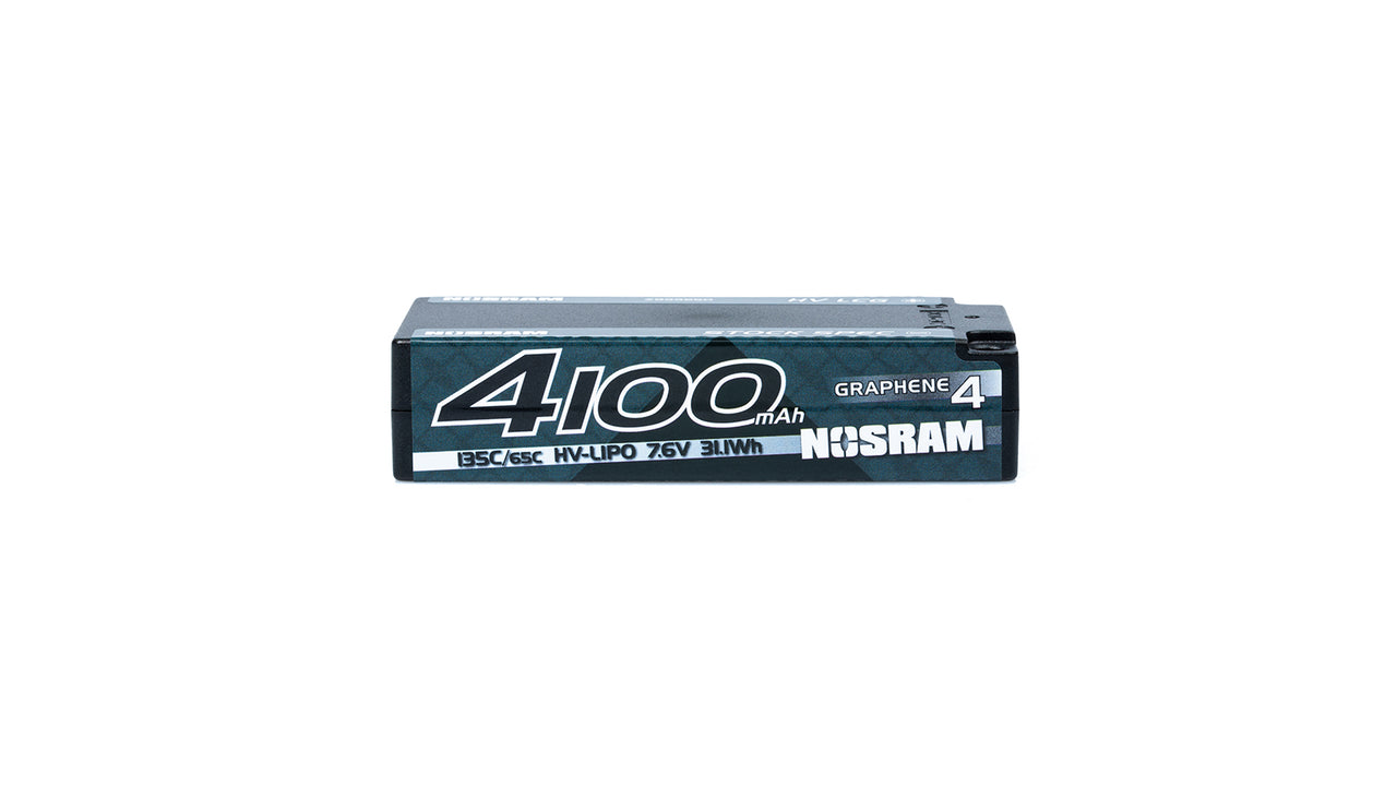 999650 - NOSRAM HV LCG Stock Spec Shorty GRAPHENE-4 4100mAh Hardcase Akku - 7.6V LiPo - 135C/65C