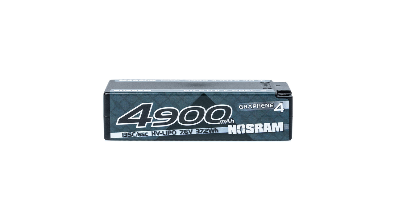 999651 - NOSRAM HV Stock Spec Shorty GRAPHENE-4 4900mAh Hardcase Akku - 7.6V LiPo - 135C/65C