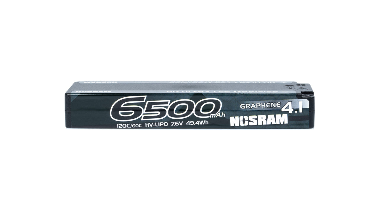 999758 - NOSRAM HV Ultra LCG Modified Graphene-4.1 6500mAh Hardcase - 7.6V LiPo - 120C/60C