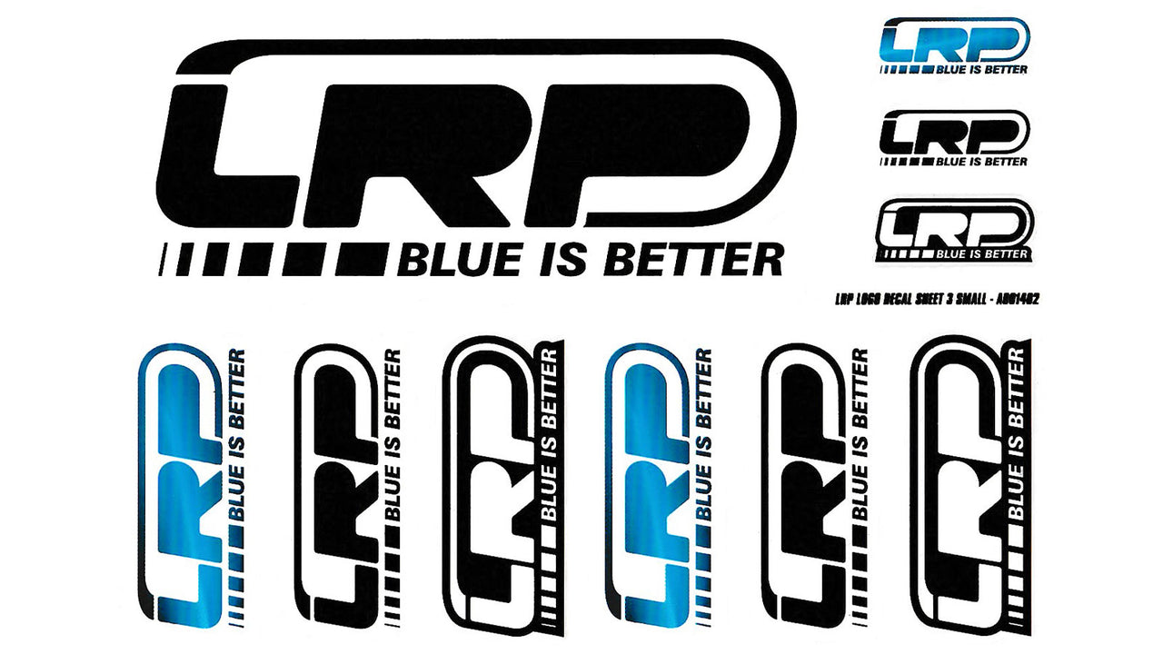 A001402 - LRP Logo Decal Sheet 3 Small