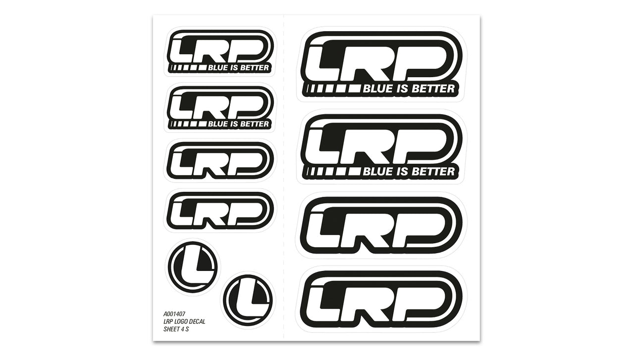 A001407 - LRP Logo Decal Sheet 4 S