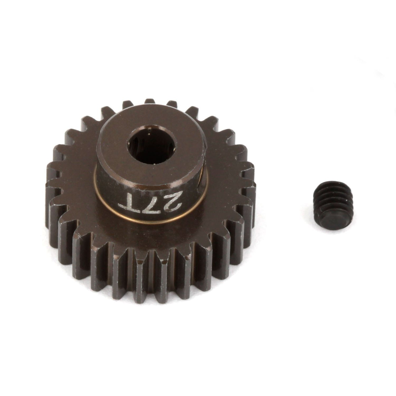 AE1345 - Associated Electrics FT Aluminum Pinion Gear, 27T 48P, 1/8&quot; shaft