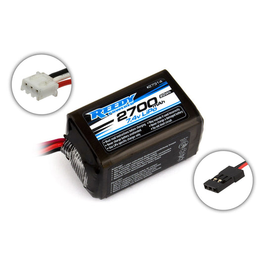 AE27314 - Reedy Power LiPo Pro RX 2700mAh 7.4V Hump