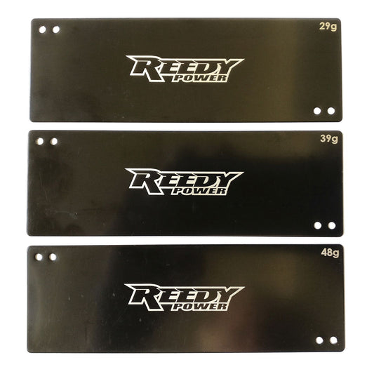 AE27356 - Reedy Power Stick Battery Weight Set, 29g, 39g, 48g