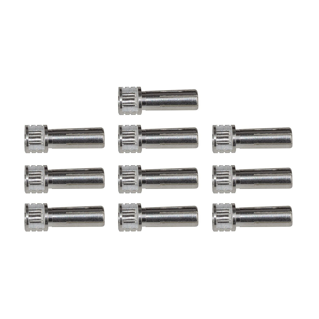 AE27393 - Reedy Power Grip Bullets 5mm x 14mm, silver, qty 10