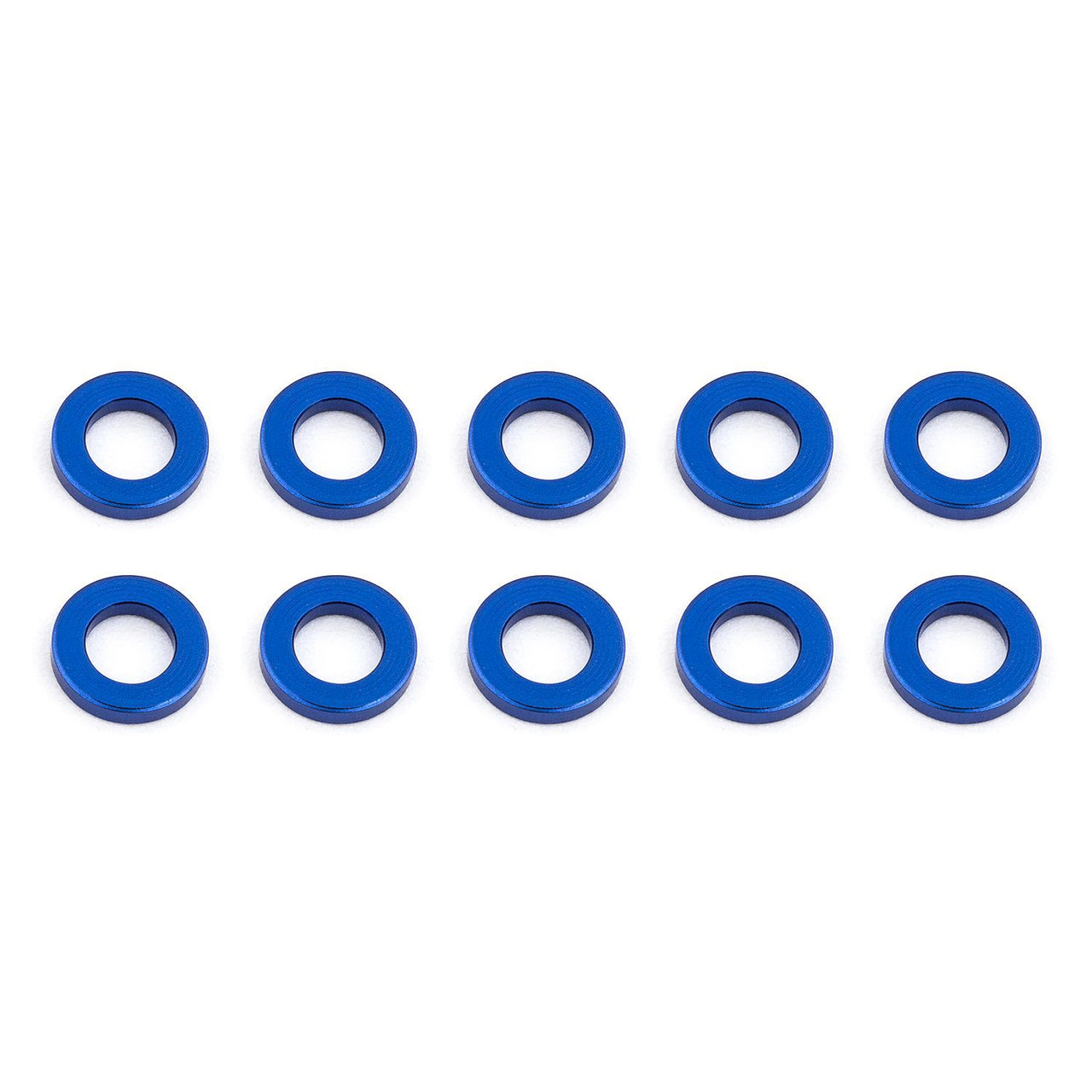 AE31382 - Team Associated Ballstud Washers, 5.5x3.0x1.0mm, blue aluminum