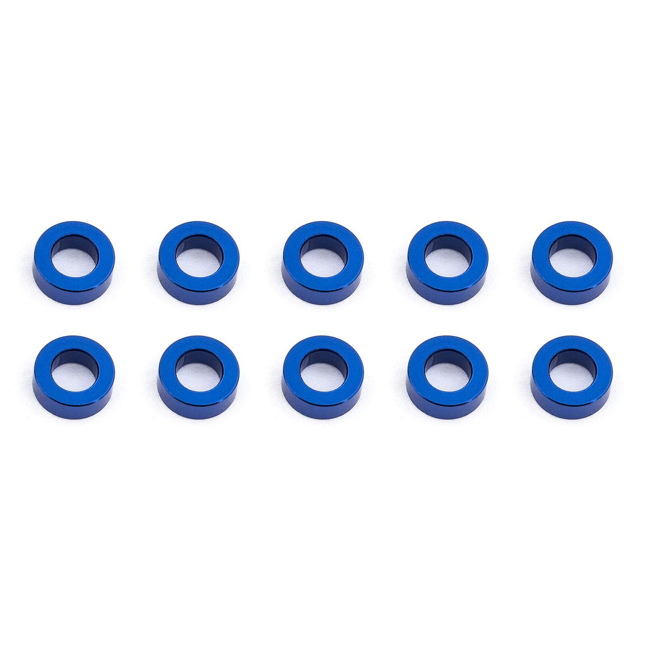AE31383 - Team Associated Ballstud Washers, 5.5x3.0x2.0mm, blue aluminum