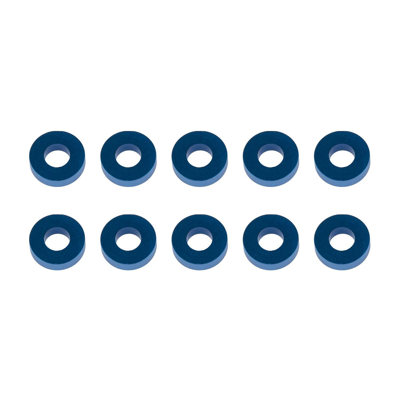 AE31389 - Team Associated Washers, 7.8x3.5x2.0mm, blue aluminum