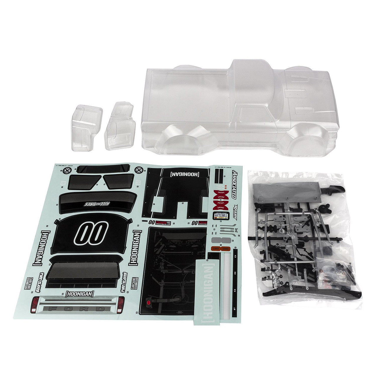 AE31891 - Team Associated Hoonitruck Body Set, clear