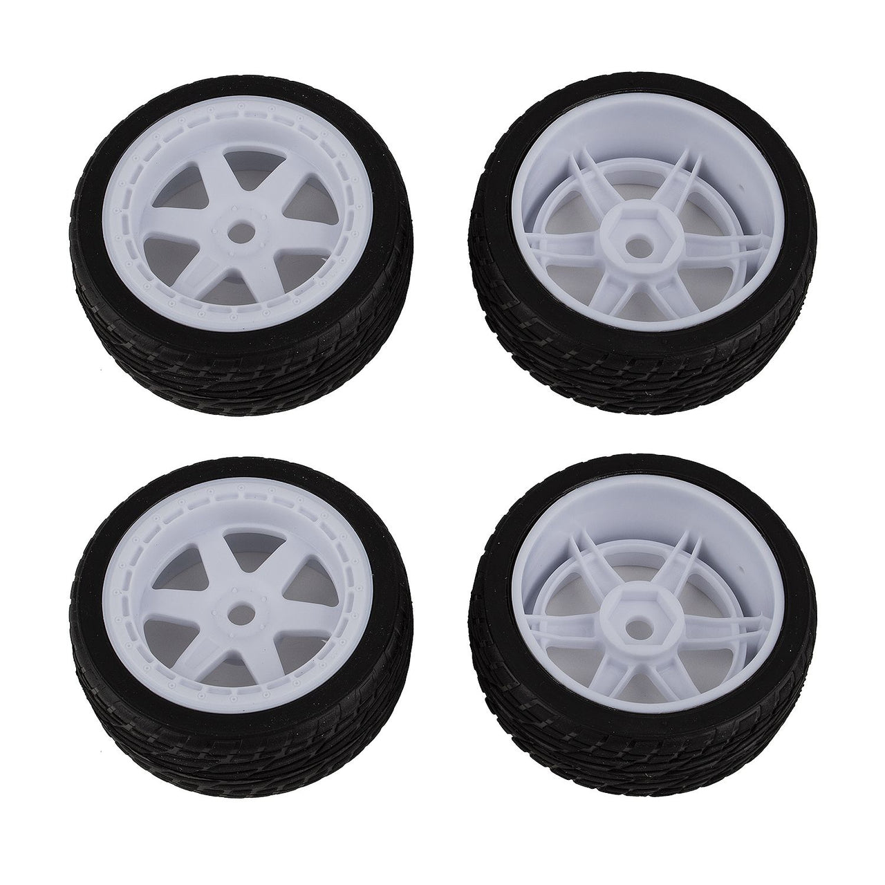 AE31893 - Team Associated Hoonitruck Wheels and Tires, rubber