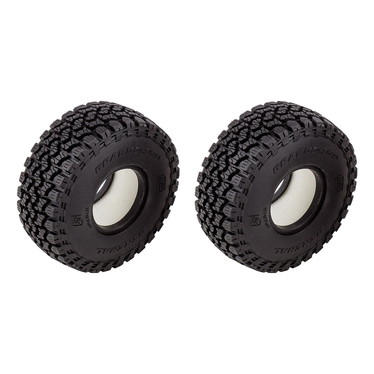 AE42107 - Element RC General Grabber A/T X Tires, 1.55x3.85&quot; dia