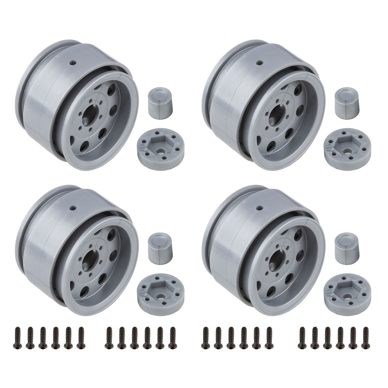 AE42108 - Element RC Enduro The Ocho Wheels, 1.90&quot;, silver