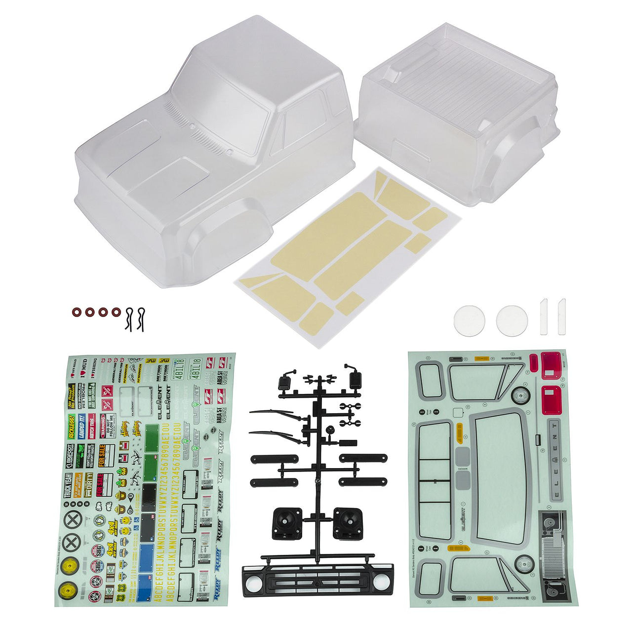 AE42120 - Element RC Sendero Body Set, clear
