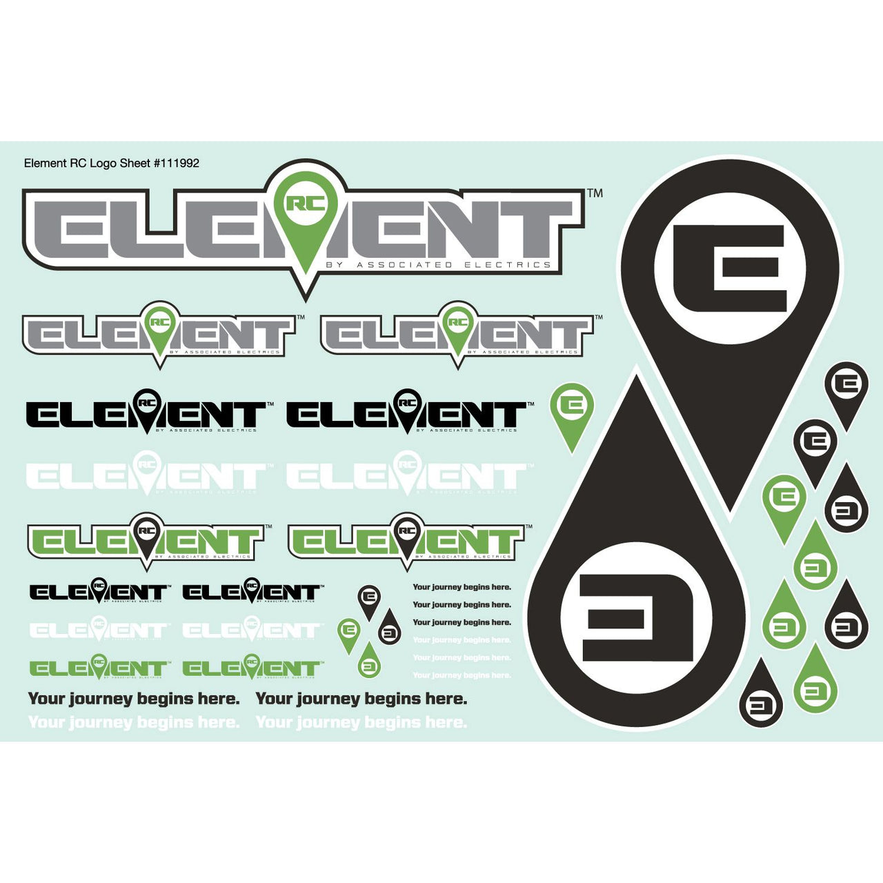 AE42133 - Element RC Decal Sheet