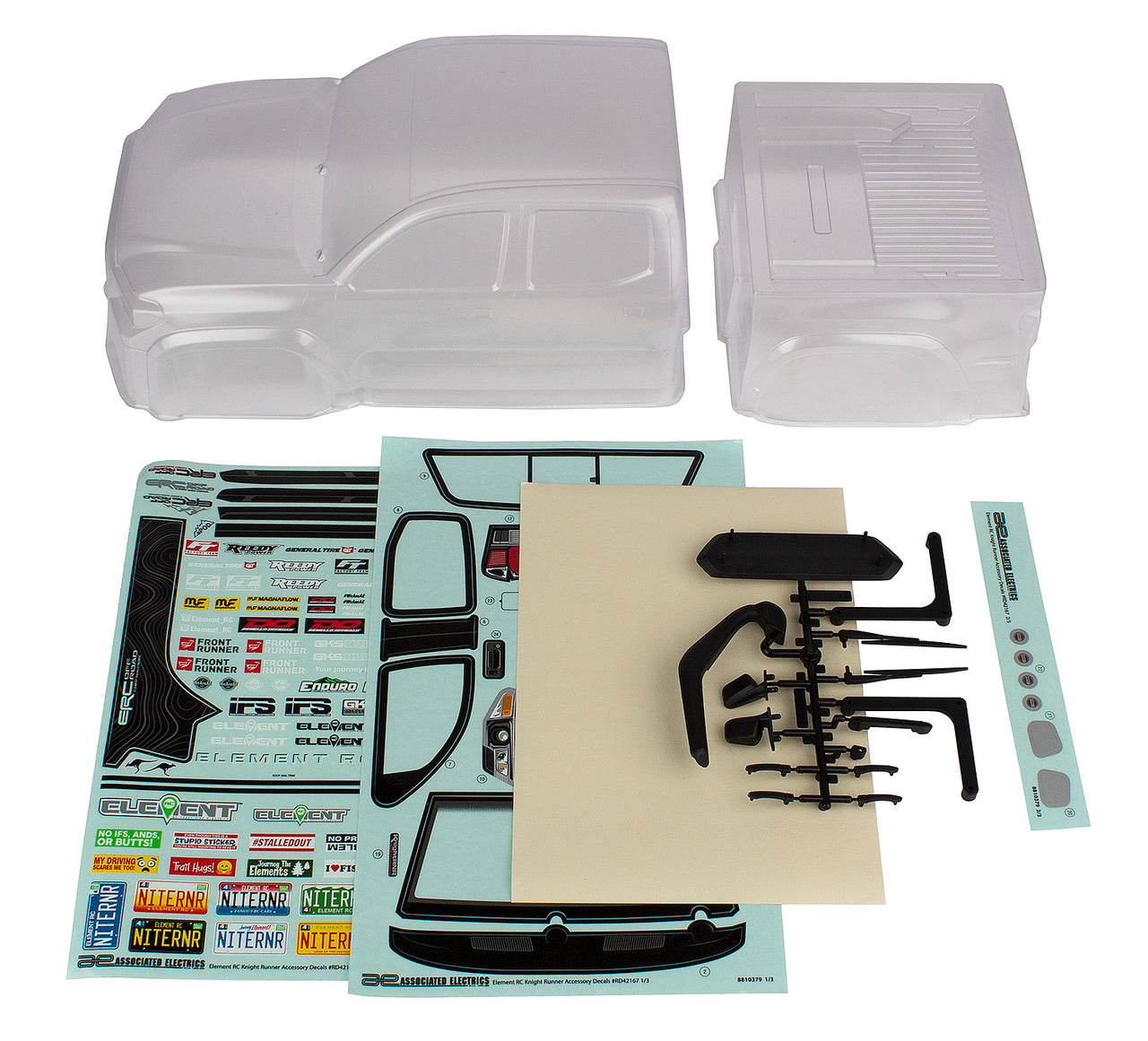 AE42166 - Element RC Knightrunner Body Set, clear