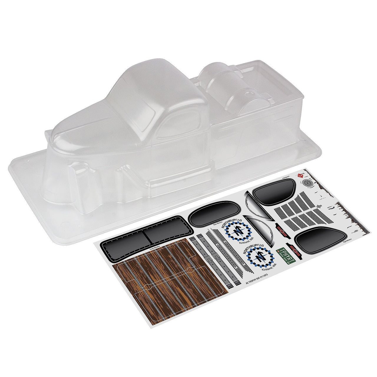 AE71045 - Team Associated Trophy Rat Body, clear