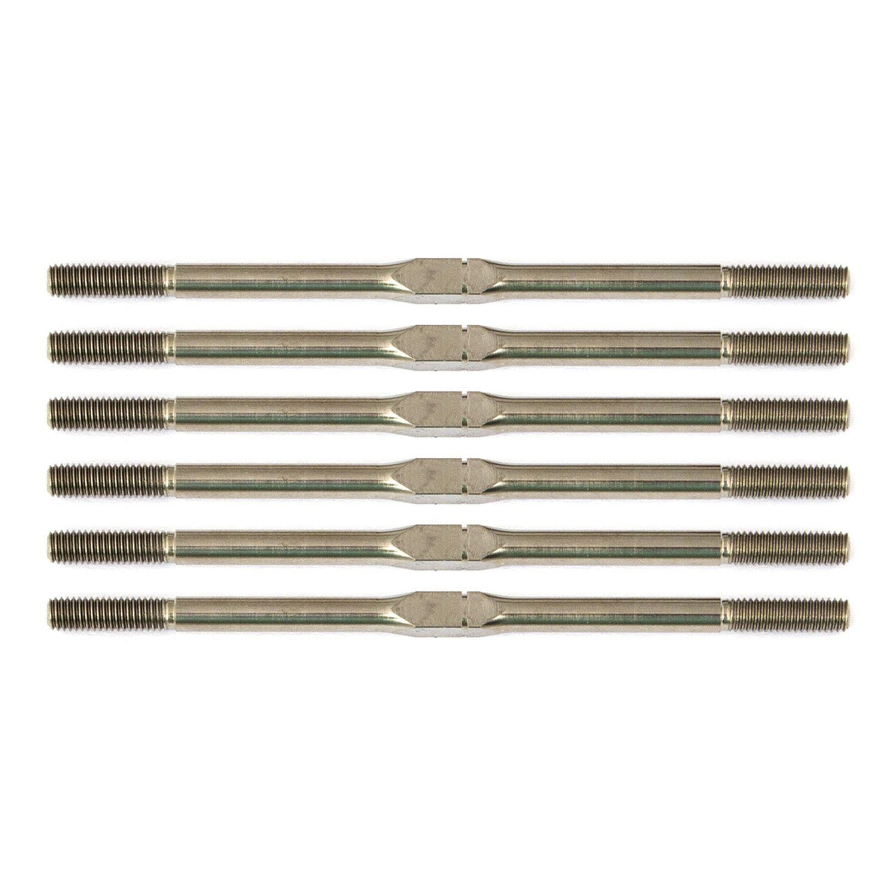 AE71061 - Associated Electrics FT ProSC10 Titanium Turnbuckle Set, 3x67mm / 2.65&quot;, silver