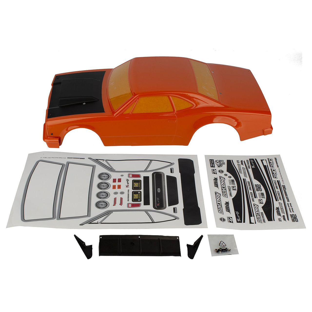 AE71083 - Team Associated DR10 Reakt Drag Body, orange