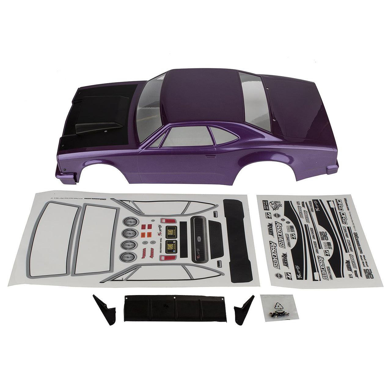 AE71085 - Team Associated DR10 Reakt Drag Body, purple