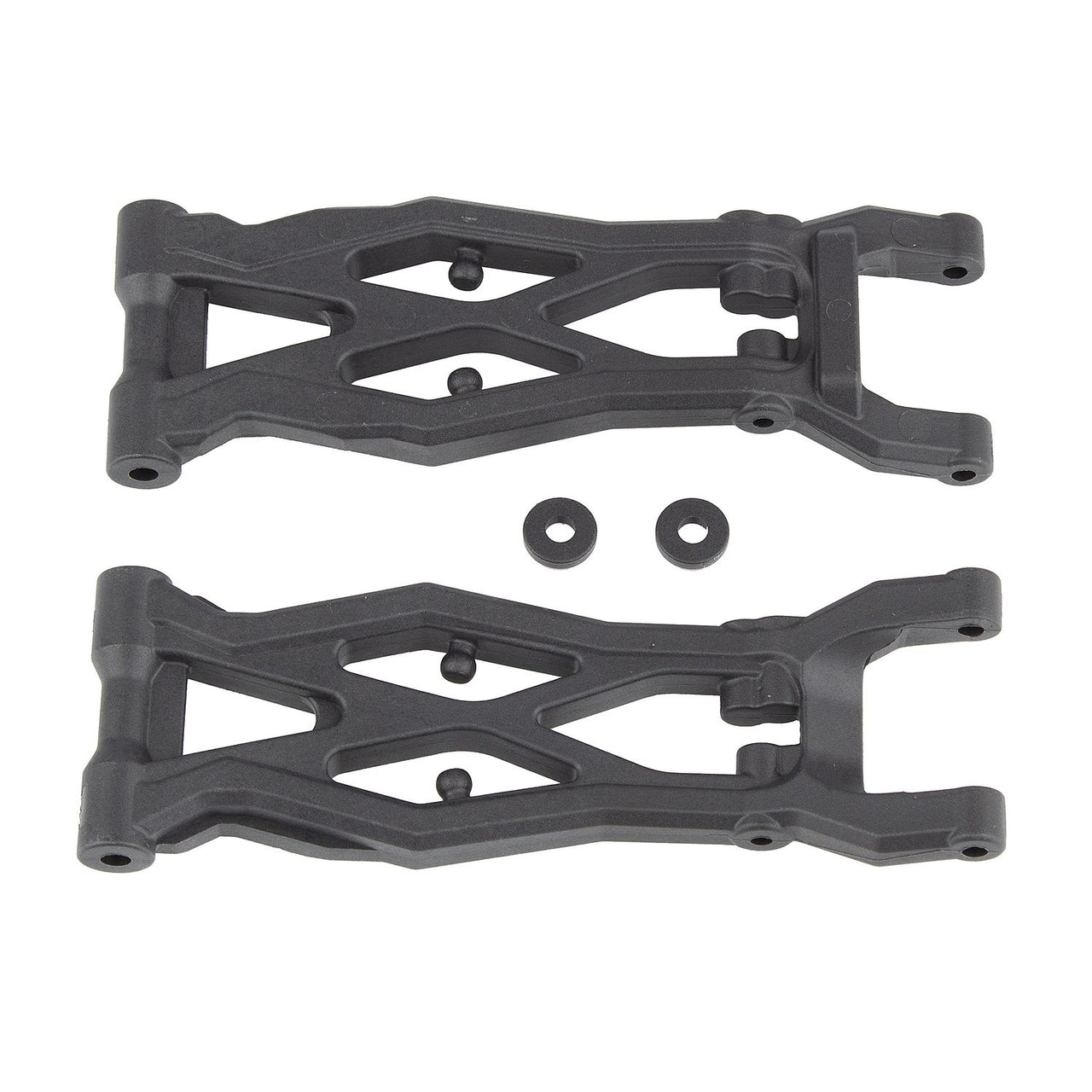 AE71141 - Associated Electrics FT RC10T6.2 Rear Suspension Arms, gull wing, carbon fiber
