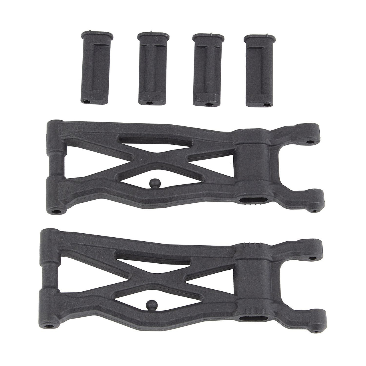AE71150 - Associated Electrics FT RC10T6.1 Rear Suspension Arms, carbon fiber