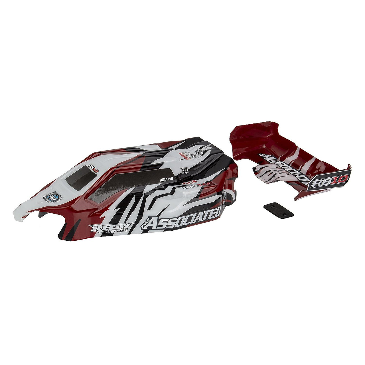AE72020 - Team Associated RB10 RTR Body and Wing, red