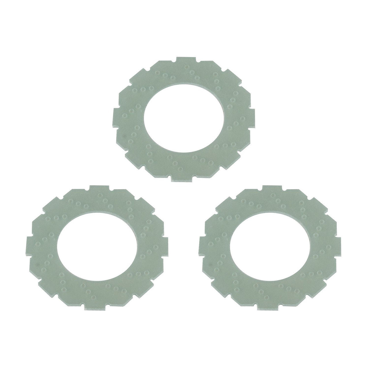 AE72027 - Associated Electrics FT Octalock Slipper Pads, 19mm, fiberglass