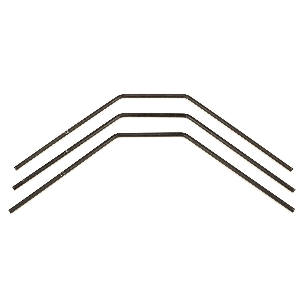 AE81129 - Associated Electrics FT RC8B3 Front Anti-roll Bars, 2.0 - 2.2mm