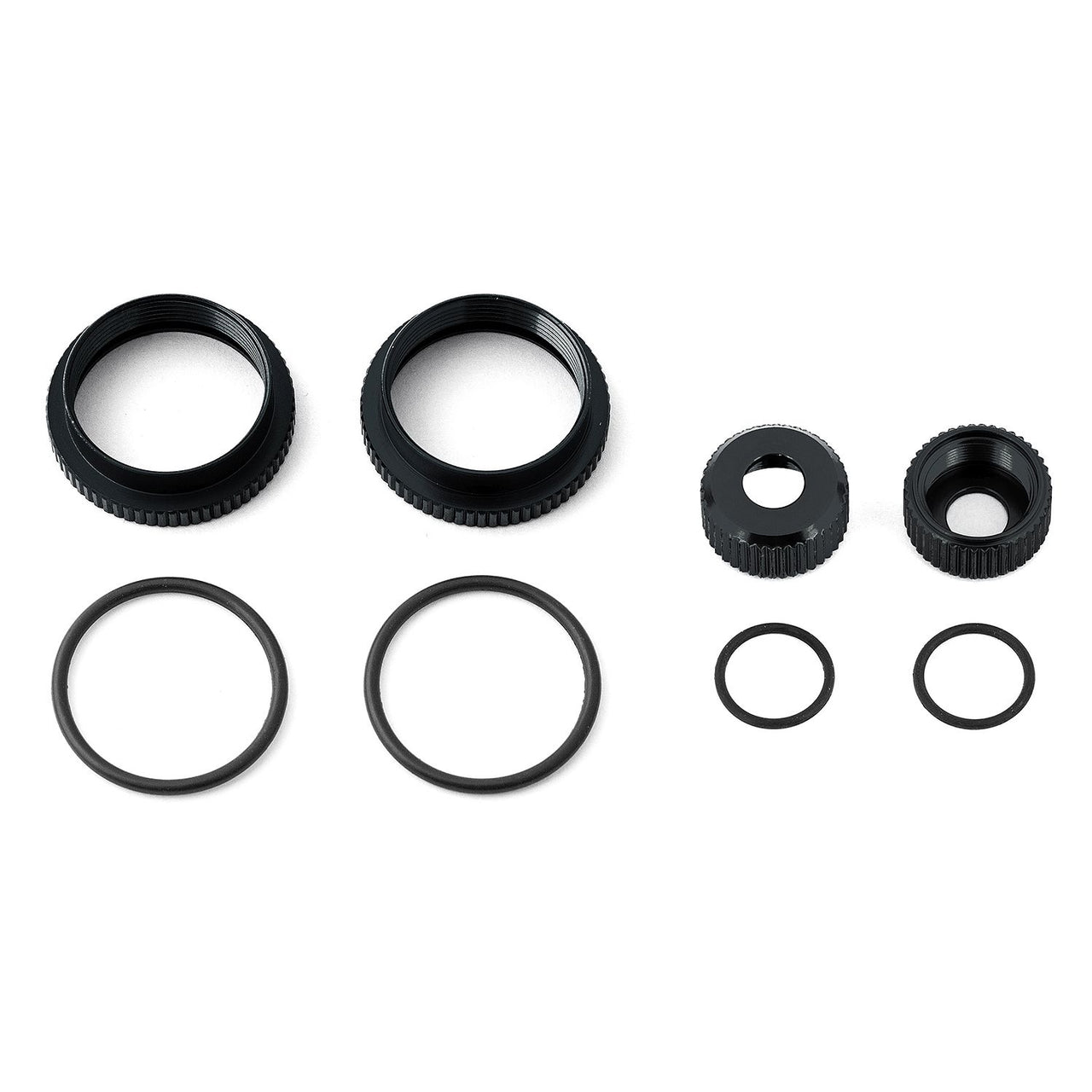 AE81492 - Team Associated 16mm Shock Collar and Seal Retainer Set, black