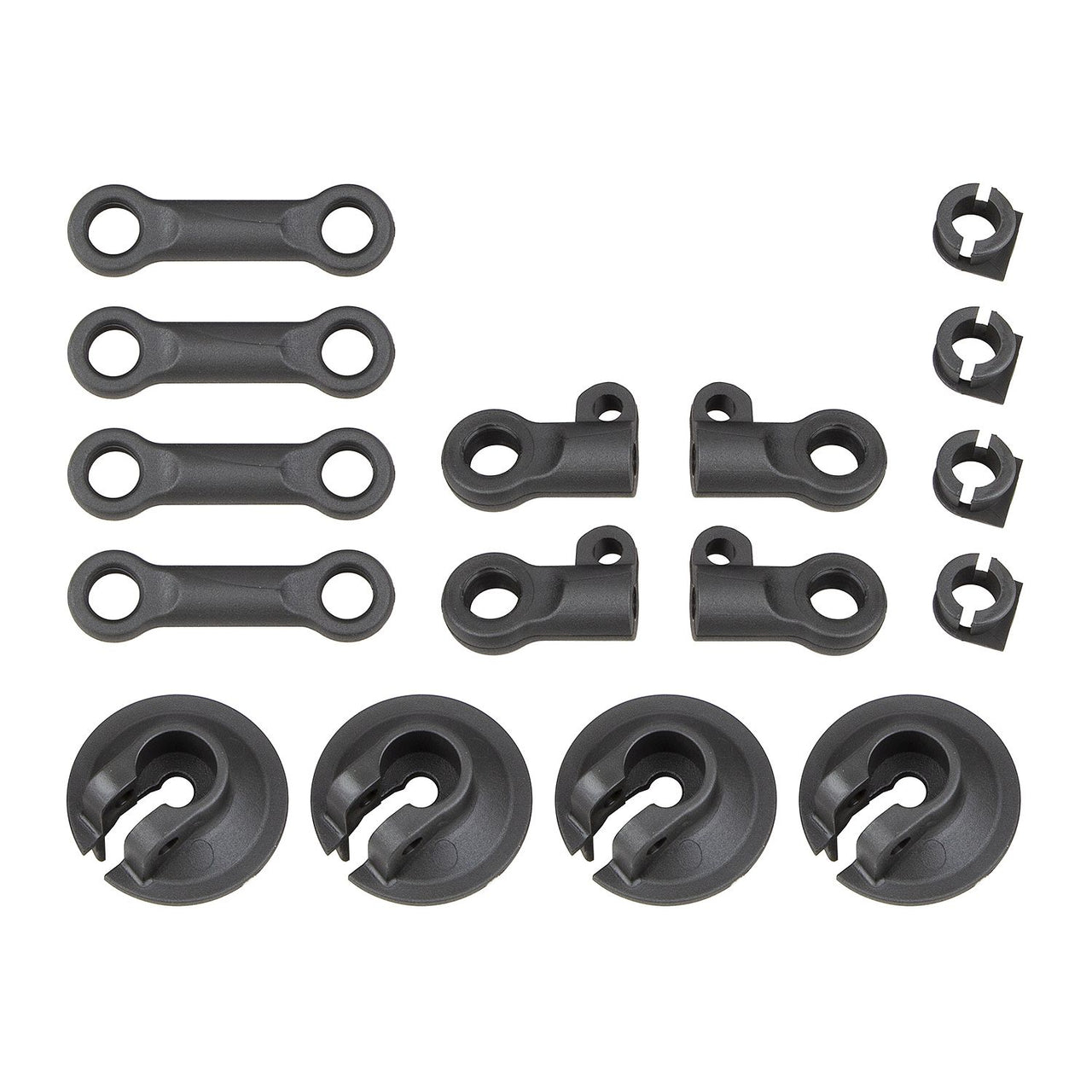 AE81512 - Team Associated RC8B4 Spring Cups and Shock Rod Ends