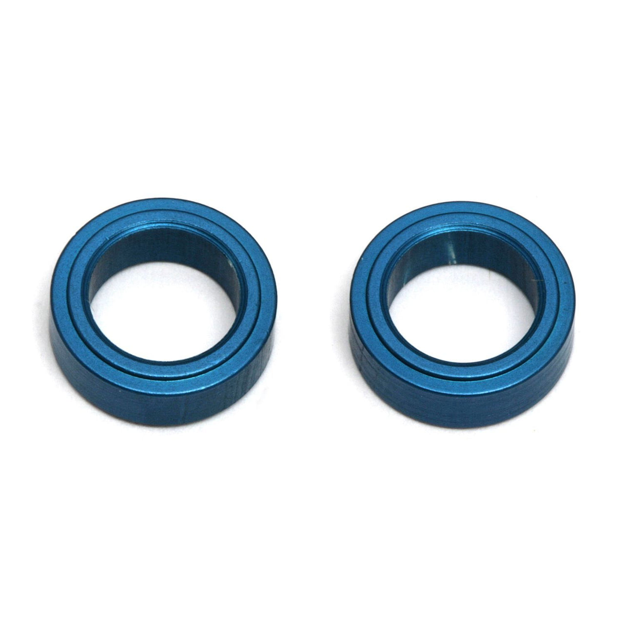 AE8321 - Team Associated Rear Axle Spacers, narrow, blue aluminum