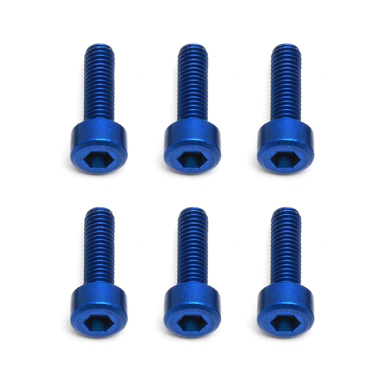 AE8562 - Associated Electrics FT Screws, Blue Aluminum M3x10mm SHCS