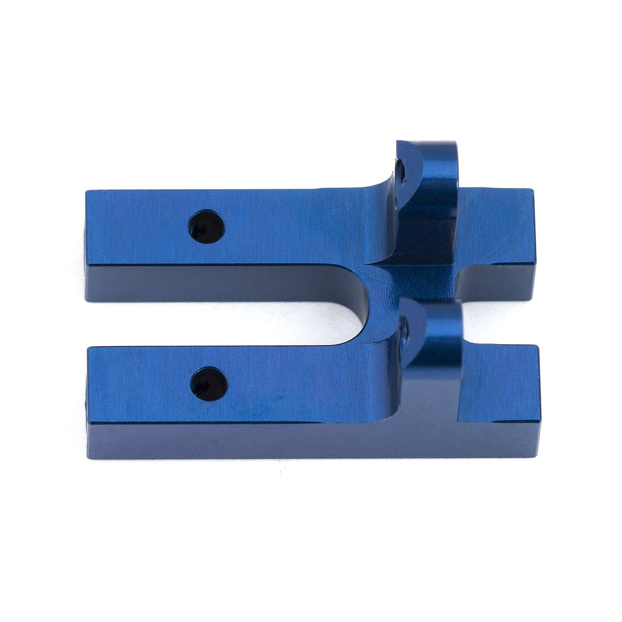 AE8655 - Team Associated RC10F6 Front Top Plate Bulkhead, blue aluminum