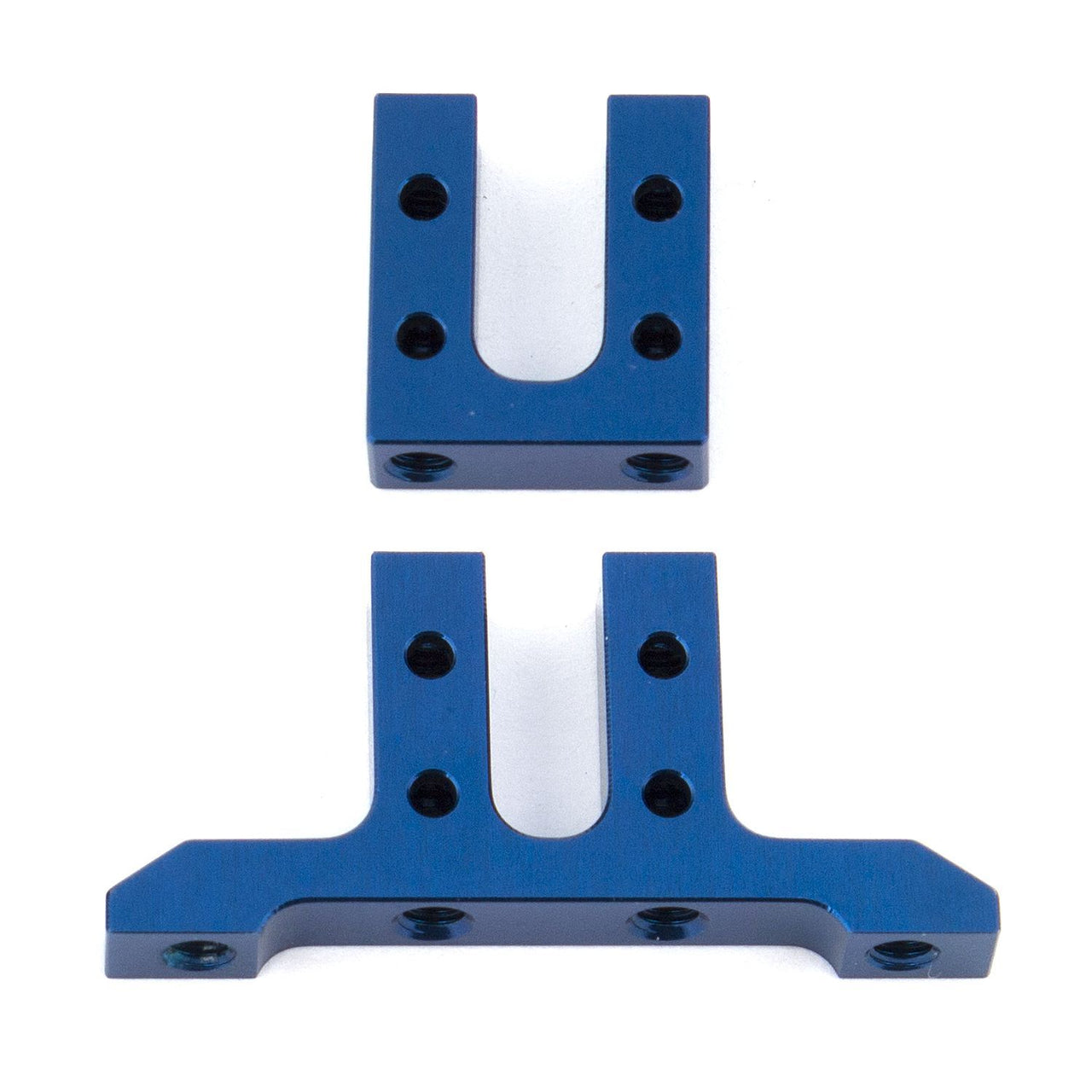 AE8656 - Team Associated RC10F6 Forward Servo Mount, blue aluminum