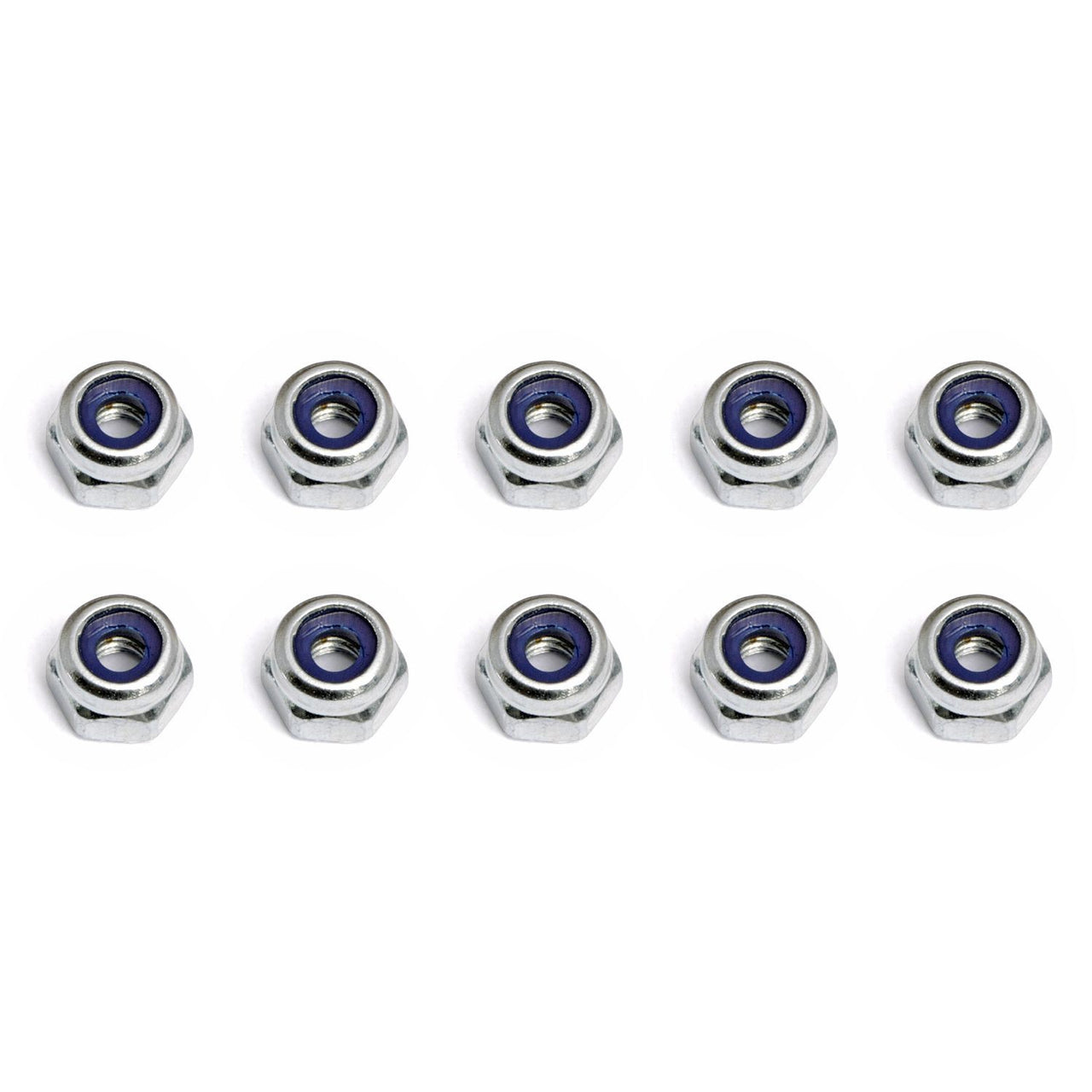 AE89215 - Team Associated Locknuts, Shock Piston, silver