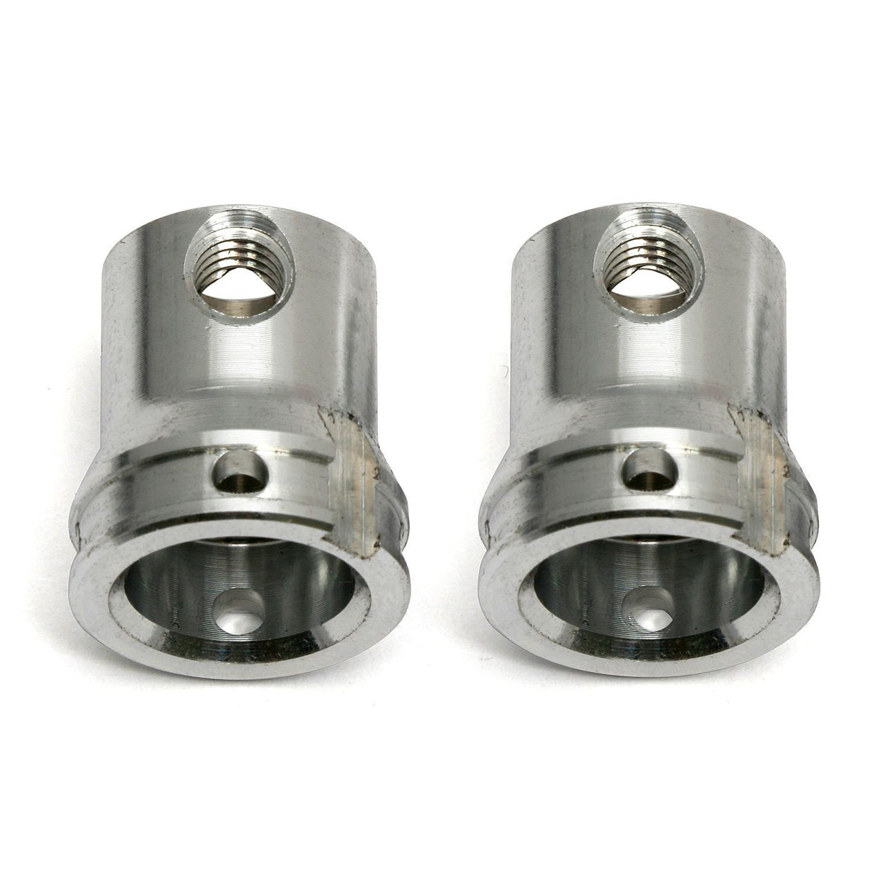AE89286 - Associated Electrics FT Gearbox Input Cups, aluminum, silver