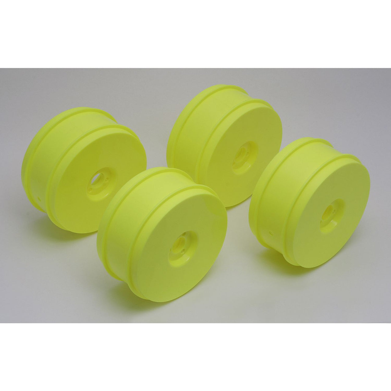 AE89297 - Team Associated 1:8 Buggy Wheels, 83mm, 17mm Hex, yellow