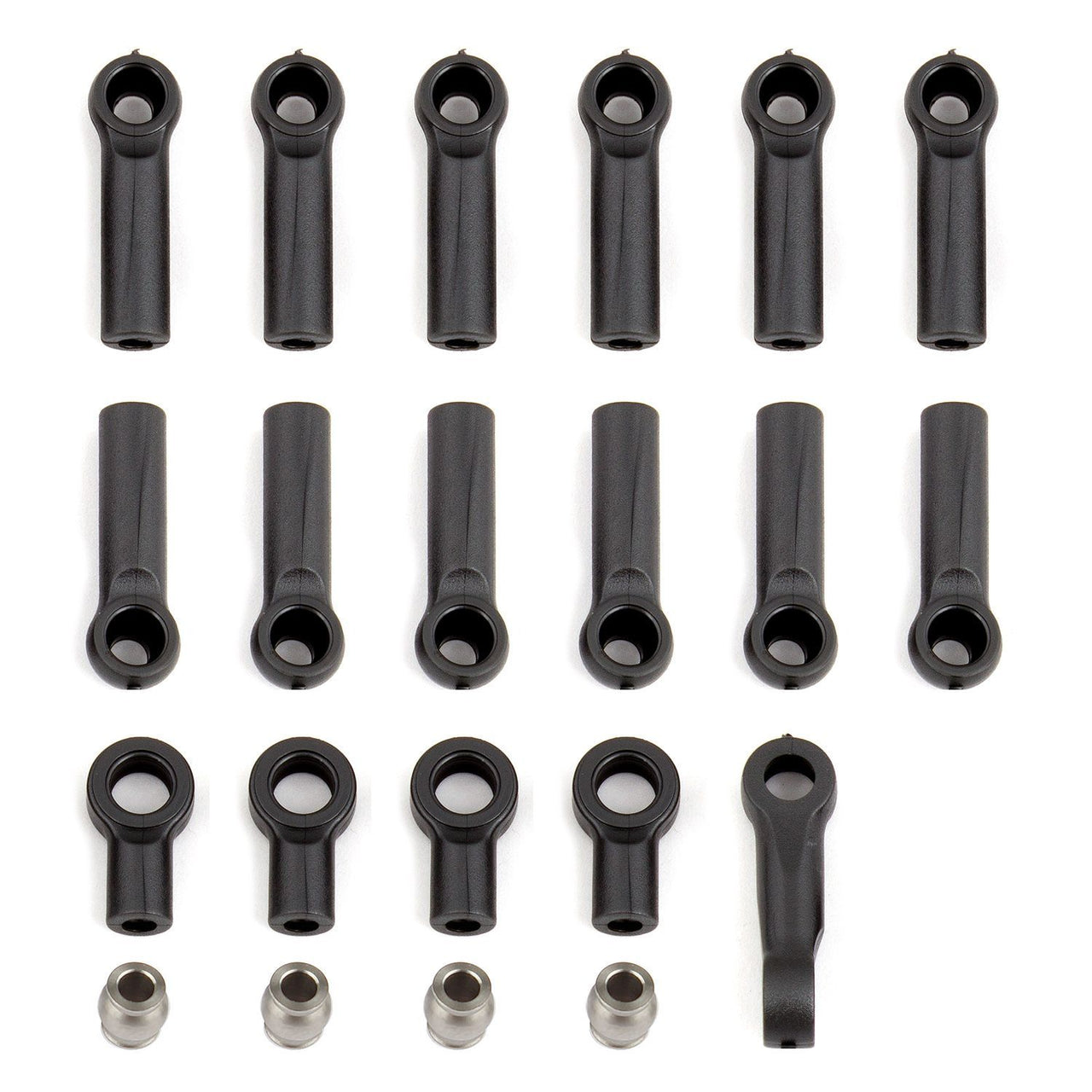 AE91469 - Team Associated Ball Cups, Rod Ends and Steering Link