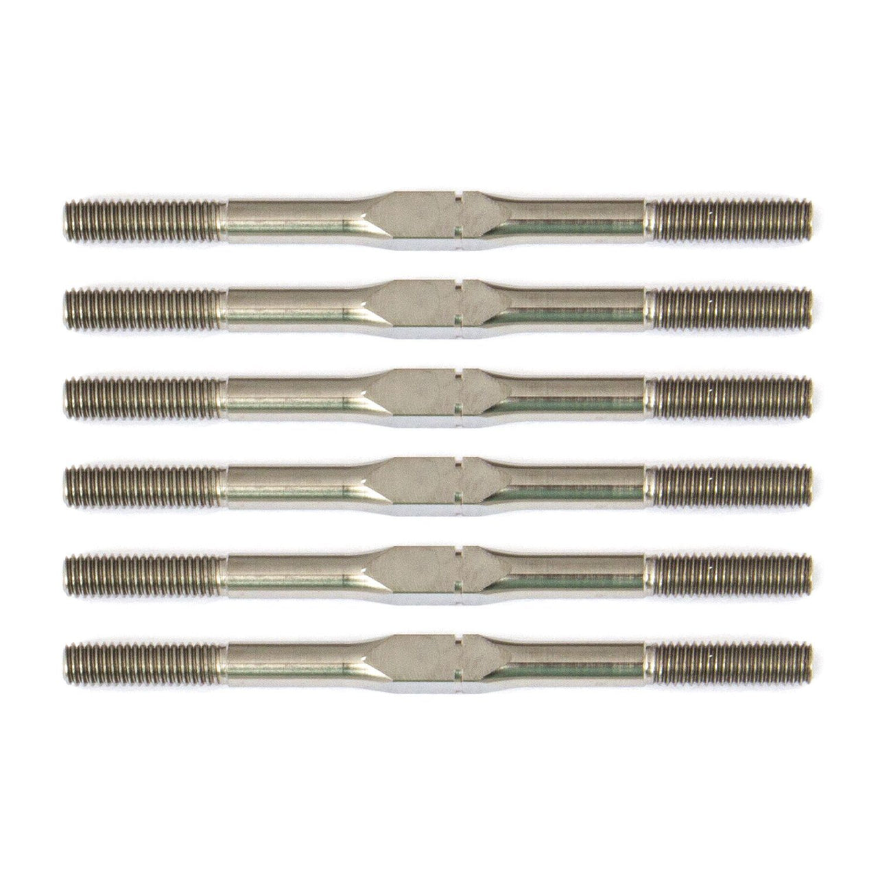 AE91727 - Associated Electrics FT RC10B6.1 Titanium Turnbuckle Set, 3x48mm / 1.875&quot;, silver