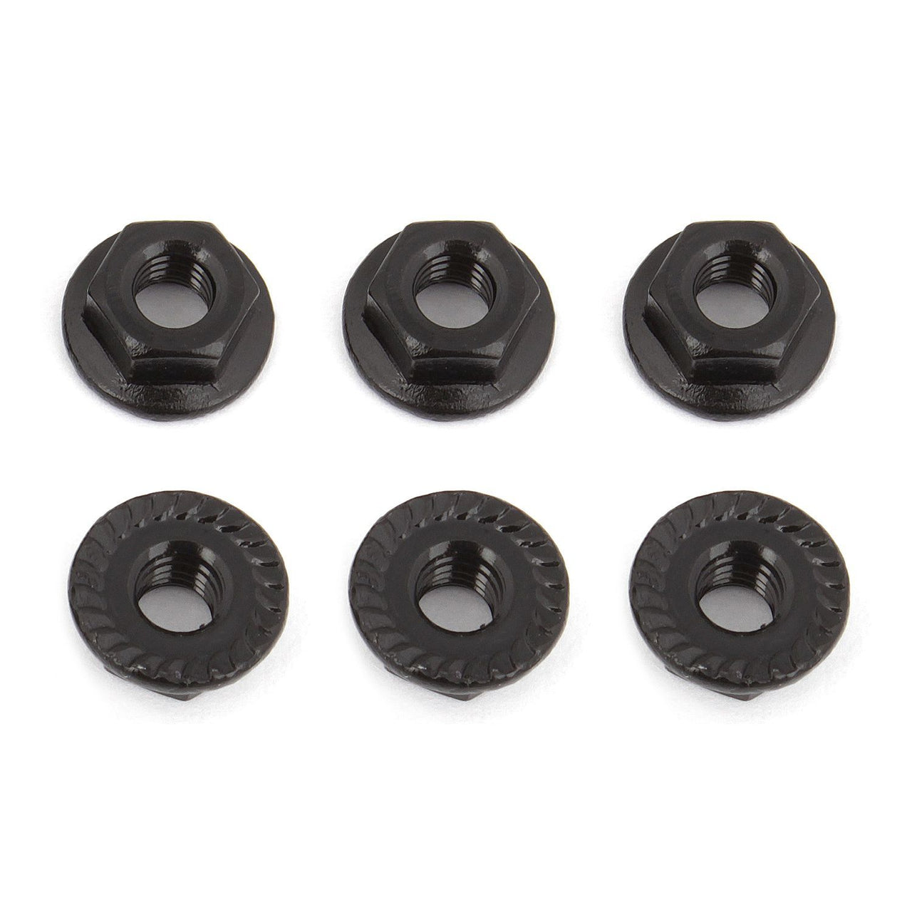 AE91738 - Team Associated Nuts, M4 Serrated Nuts