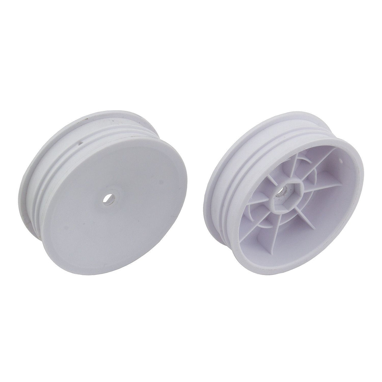 AE91757 - Team Associated 2WD Slim Front Wheels, 2.2&quot;, 12mm Hex, white
