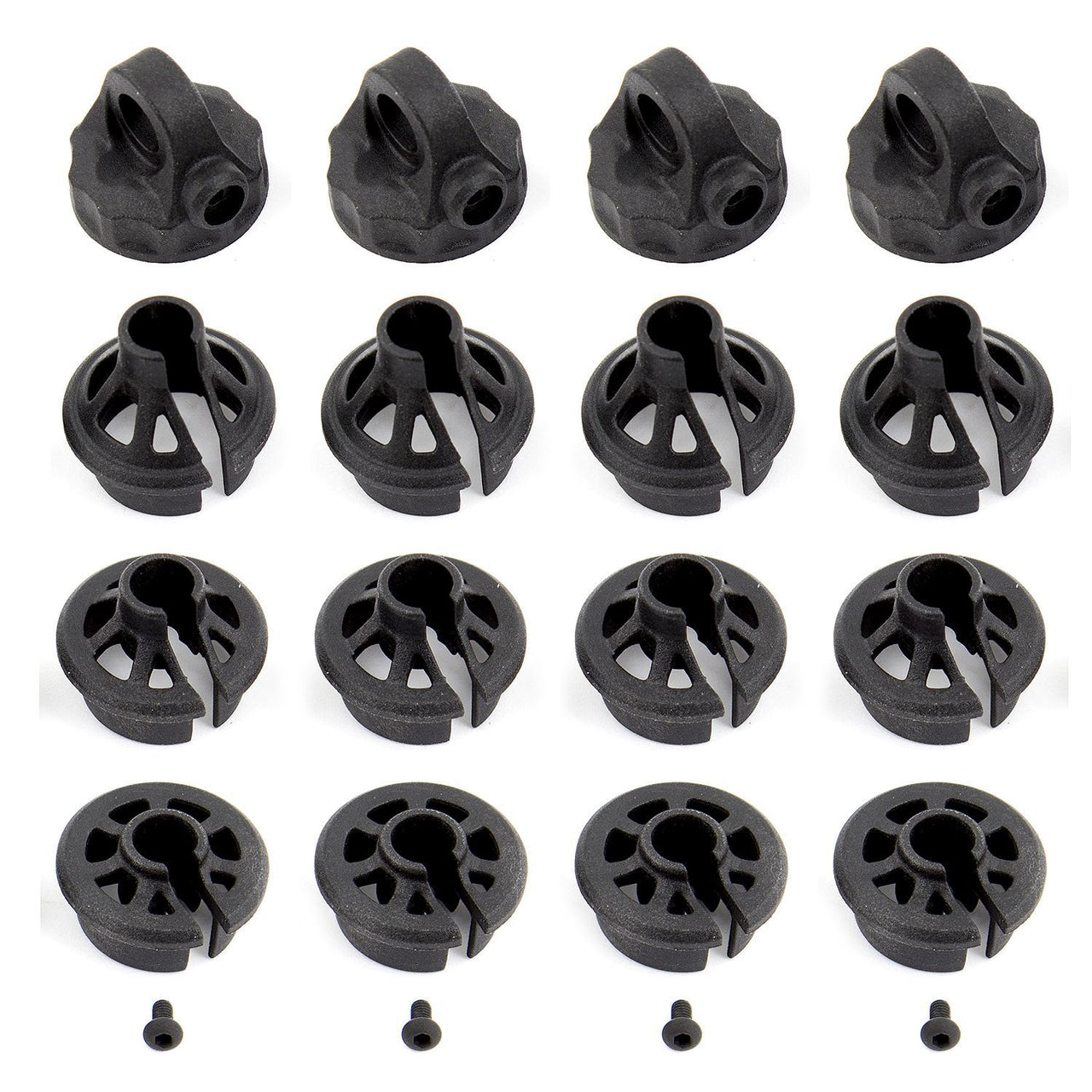 AE91814 - Team Associated B6.1 Shock Caps and Spring Cups