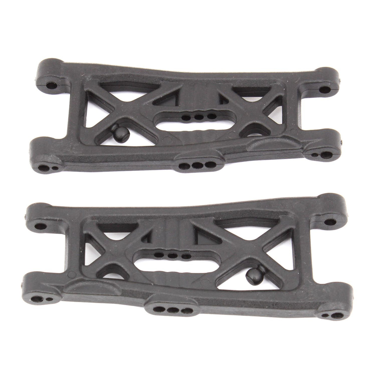 AE91872 - Associated Electrics FT RC10B6 Front Suspension Arms, gull wing, carbon fiber