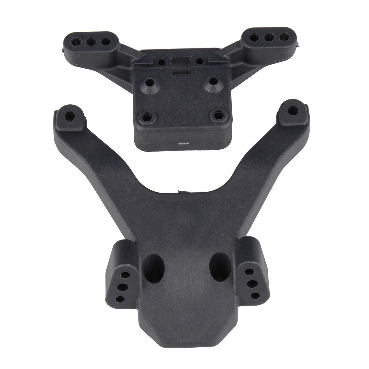 AE91875 - Associated Electrics FT RC10B6 Top Plate and Ballstud Mount, carbon